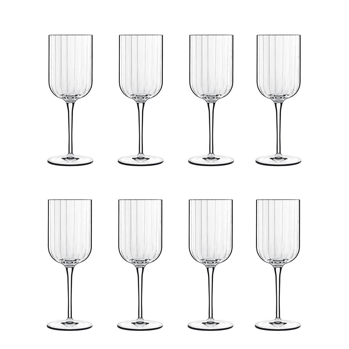 Luigi Bormioli Bach Red Wine Glasses, 400ml, 8 Pack