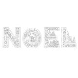 NOEL Light Up Wooden letters- Set Of 4