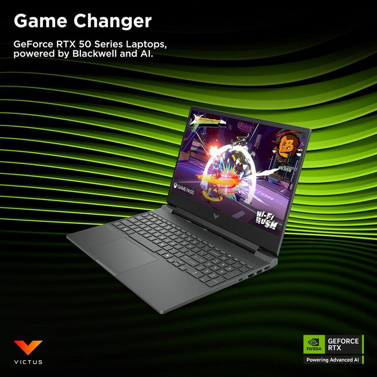 HP Victus, Intel Core 5, 16GB RAM, 512GB SSD, NVIDIA GeForce RTX 5060. 15.6 inch Gaming Laptop, 15-fa2000na HP Victus, Intel Core 5, 16GB RAM, 512GB SSD, NVIDIA GeForce RTX 5060. 15.6 inch Gaming Laptop, 15-fa2000na