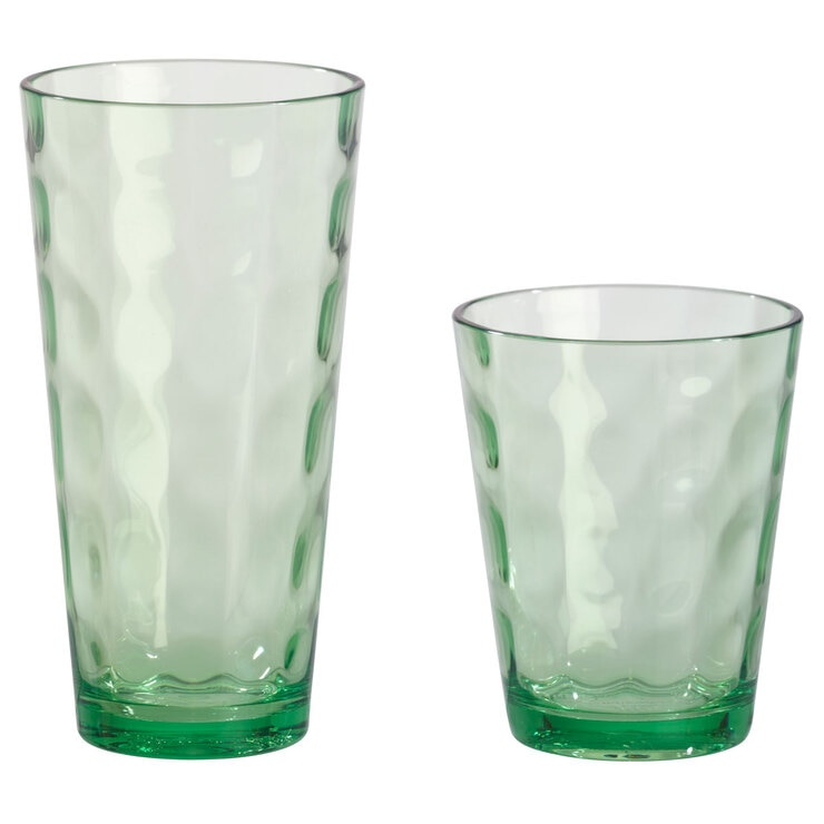 Tritan Hammered 12 Piece Coloured Drinkware Set Costco UK