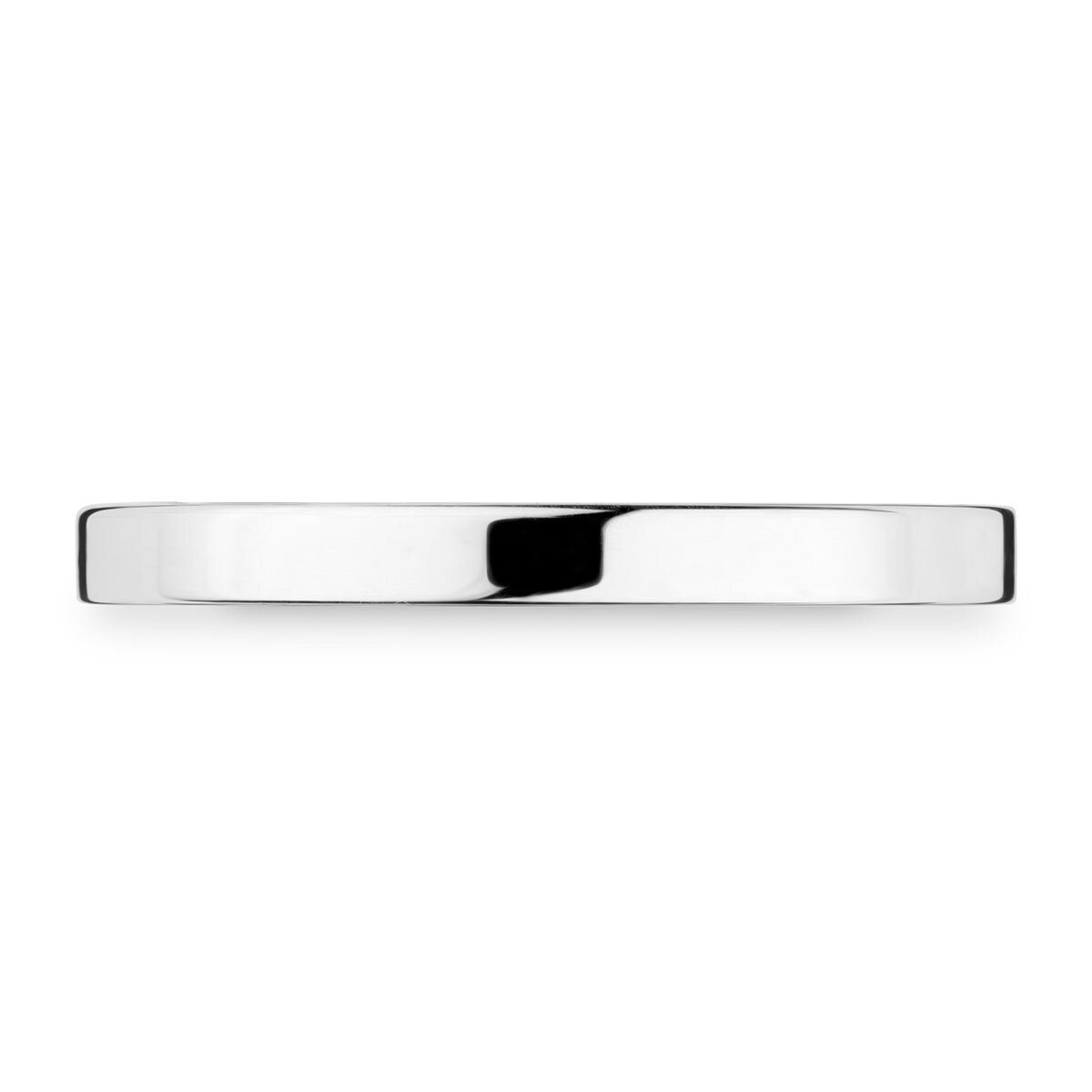 2.0mm Basic Light Court Wedding band. Platinum
