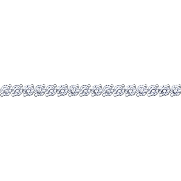 6.00ctw Round Brilliant Cut Diamond Tennis Bracelet, 18ct White Gold 6.00ctw Round Brilliant Cut Diamond Tennis Bracelet, 18ct White Gold