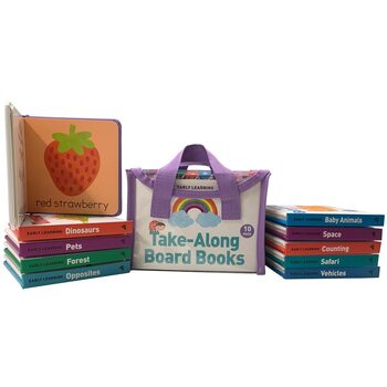 Take Along 10 Board Vinyl Carry Bag  Assortment (1+ Years)