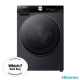 Hisense WF7S1247BB, 12kg, 1400rpm, Washing Machine A Rating in Black