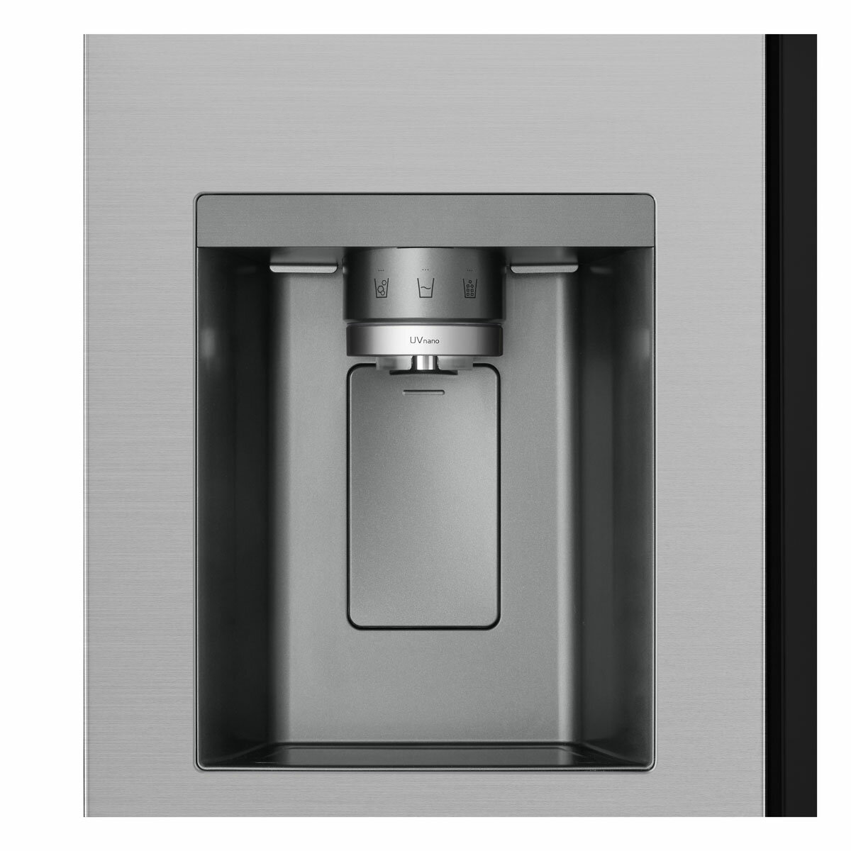 LG GSXE81PYBD Side by Side Fridge Freezer with InstaView, D Rated in Silver