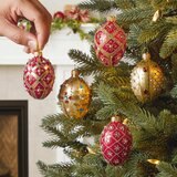 Buy 5pc Glass Christmas Tree Ornaments Lifestyle1 Image at Costco.co.uk