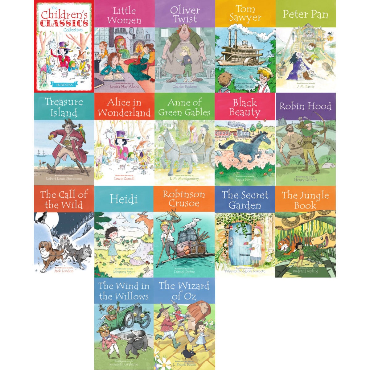 The Children's Classics Collection 16 Book Boxset (6+ Years) Costco UK