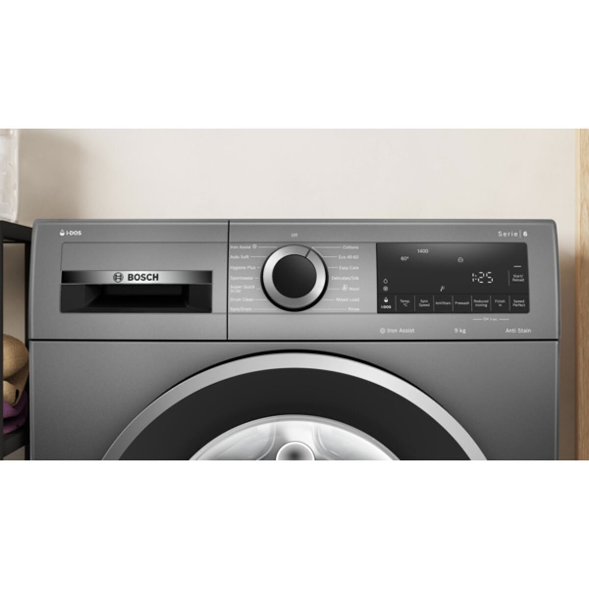 Buy Bosch WGG244FCGB Series 6 Washing Machine, 9kg Capacity, A Rated in Grey at Costco.co.uk