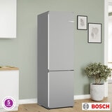 Bosch Series 4 KGN392LAFG Fridge Freezer, A Rated in Silver