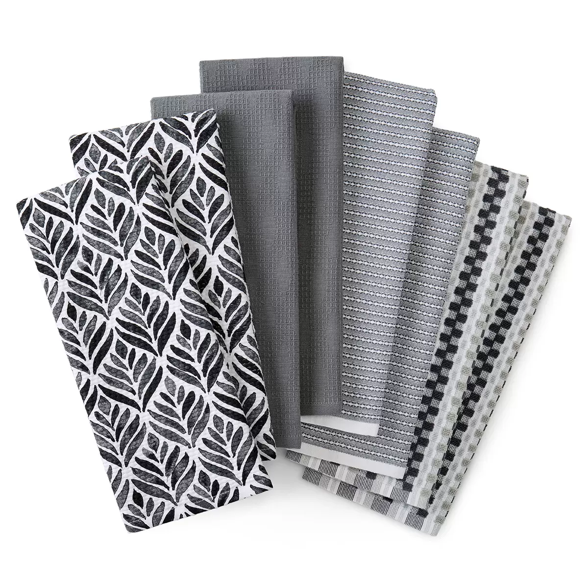 KitchenAid Printed Kitchen Towels Set 8 Pack in 3 Colours - Picture 11 of 21