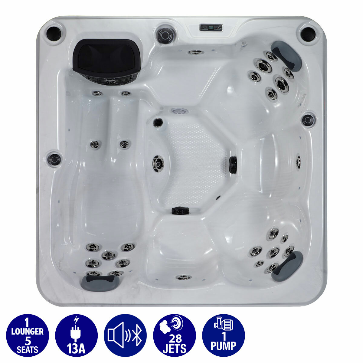 The Wellness Co Relax 2 28-Jet 6 Person Hot Tub - Delivered and Installed