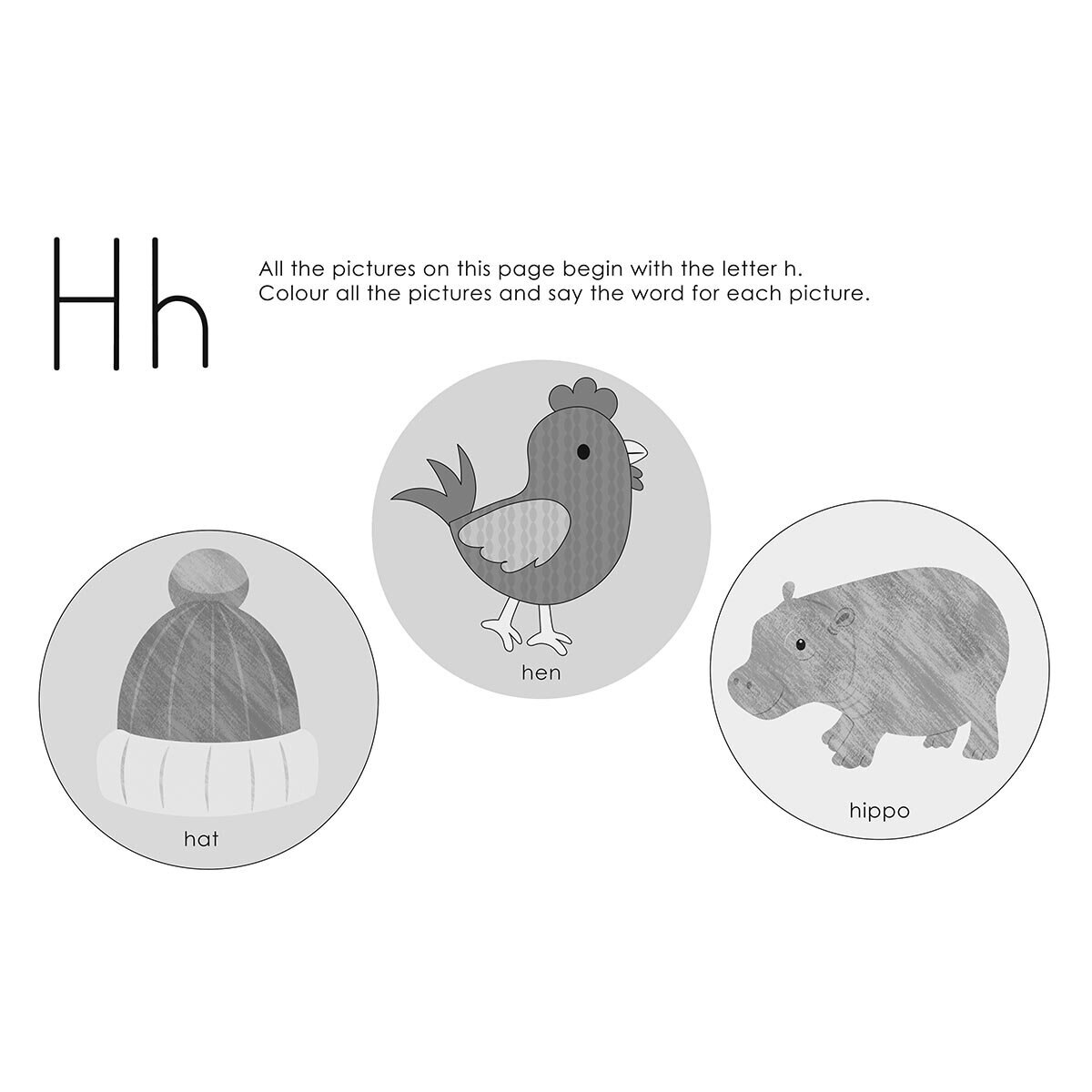 Page spread of preschool