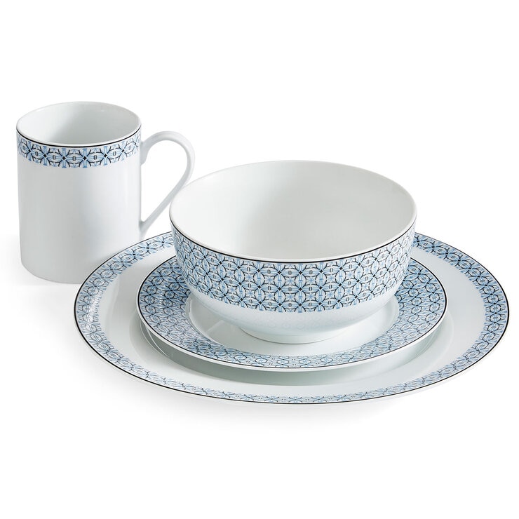 Portmeirion Mallorca Dinnerware Set, 16 Piece