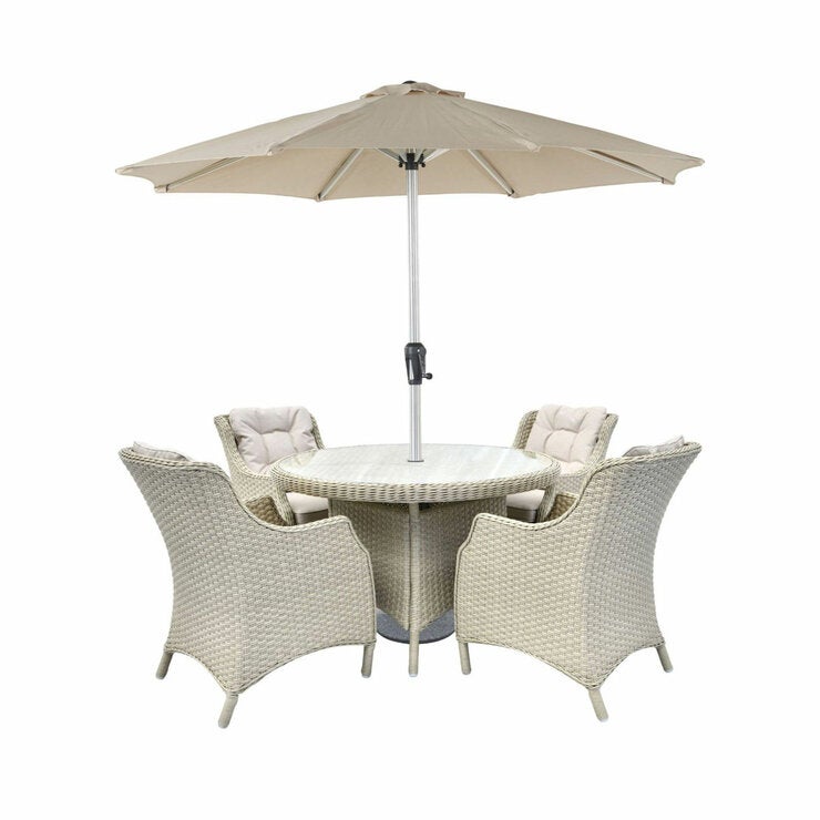 Bramblecrest Woodchester 5 Piece Patio Dining Set Bramblecrest Woodchester 5 Piece Patio Dining Set