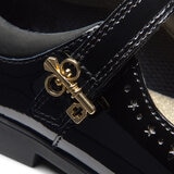 Clarks Kids Lock Magic Black Patent Shoes Clarks Kids Lock Magic Black Patent Shoes