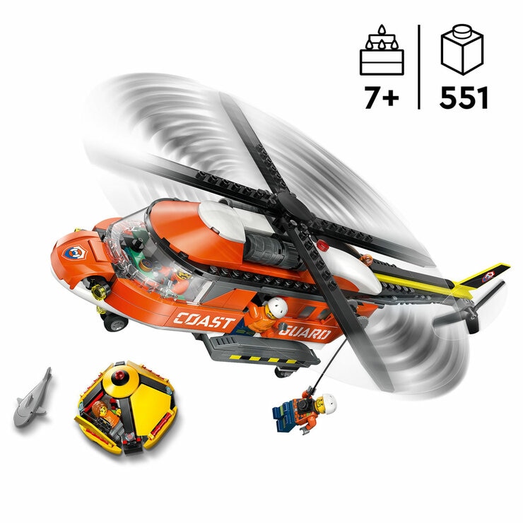 LEGO City Coast Guard with Helicopter - Model 60503 (7+ Years)