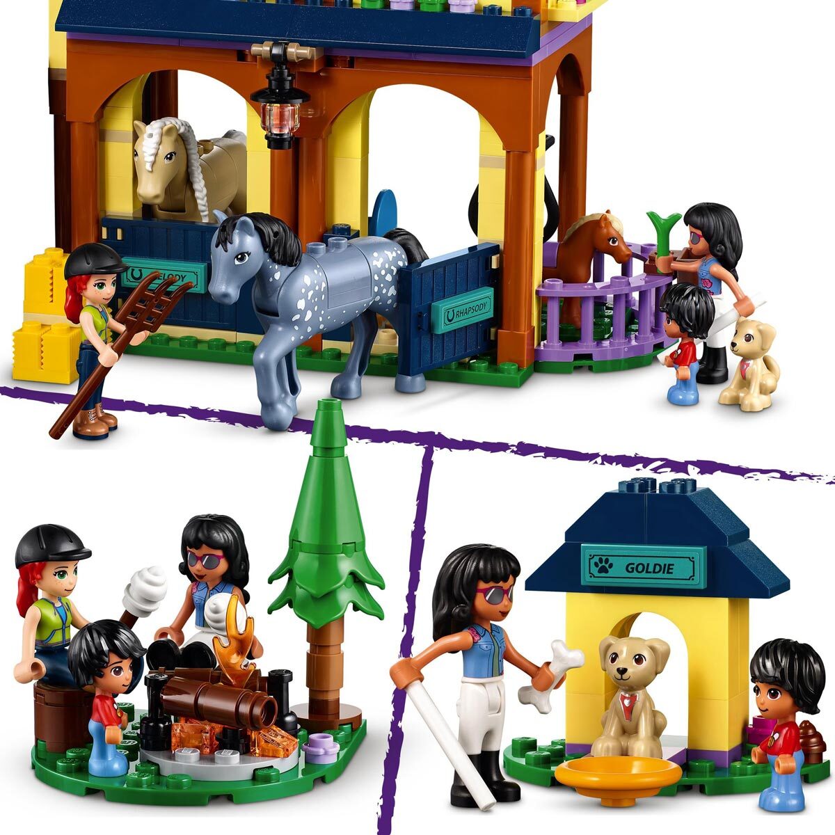 Buy LEGO Friends Forest Horseback Riding Center Close up 2 Image at costco.co.uk