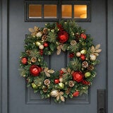 Pre-Lit Decorated Wreath with 50 LED Lights Reference Guide Pre-Lit Decorated Wreath with 50 LED Lights Reference Guide