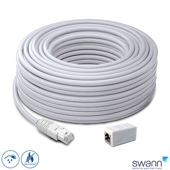 Swann 60m/200ft Network Extension Cable, SWNHD-60MCAT5E-GL