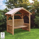Anchor Fast Wooden Arbour with Bench Seat