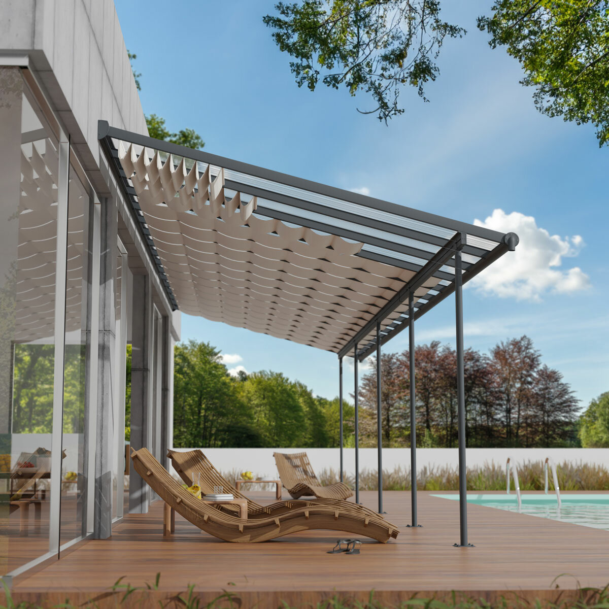 Palram Canopia Patio Cover Roof Blinds