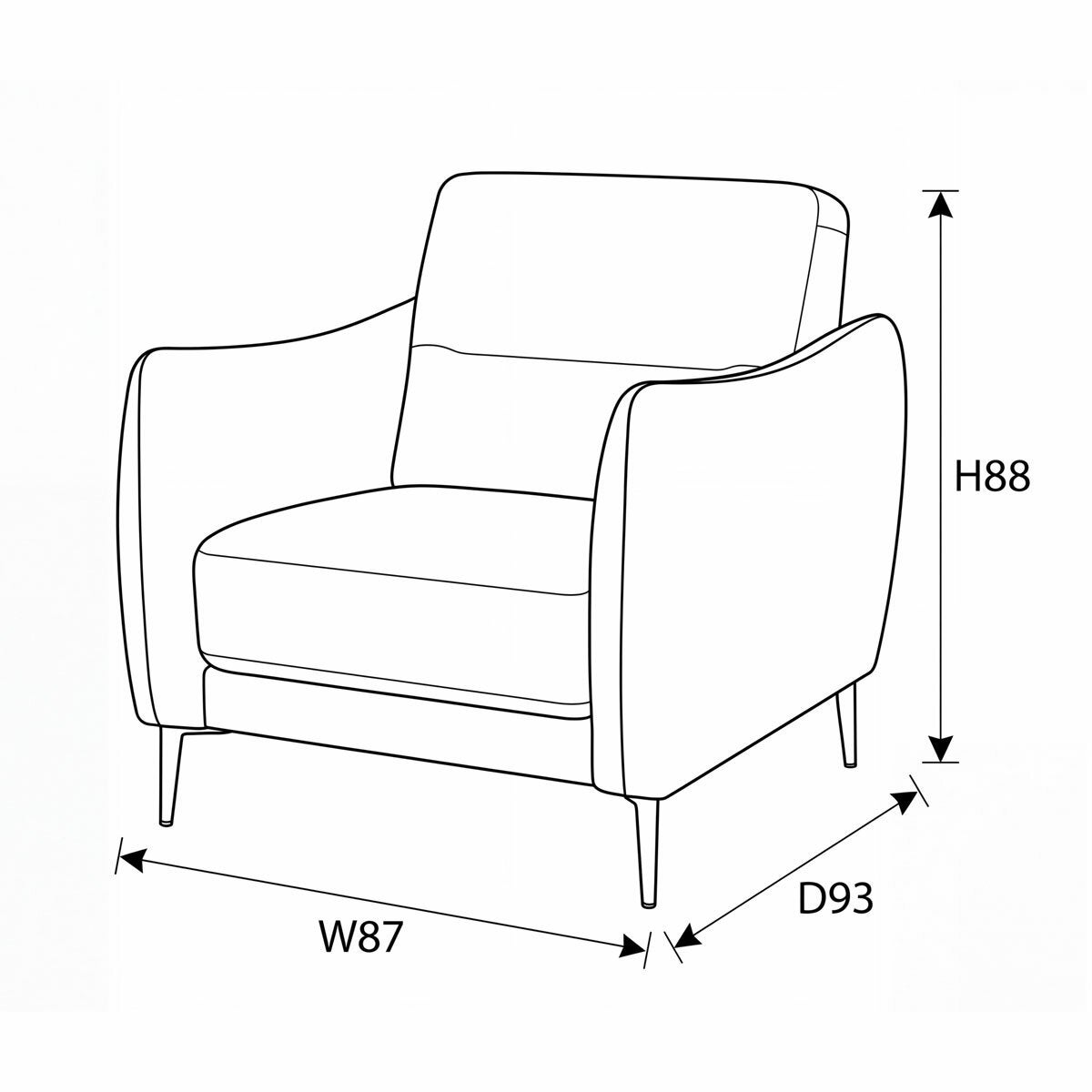 Nicoletti Jupiter Taupe Leather Armchair Nicoletti Jupiter Taupe Leather Armchair