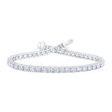 7.00ctw Diamond Tennis Bracelet, 18ct White Gold