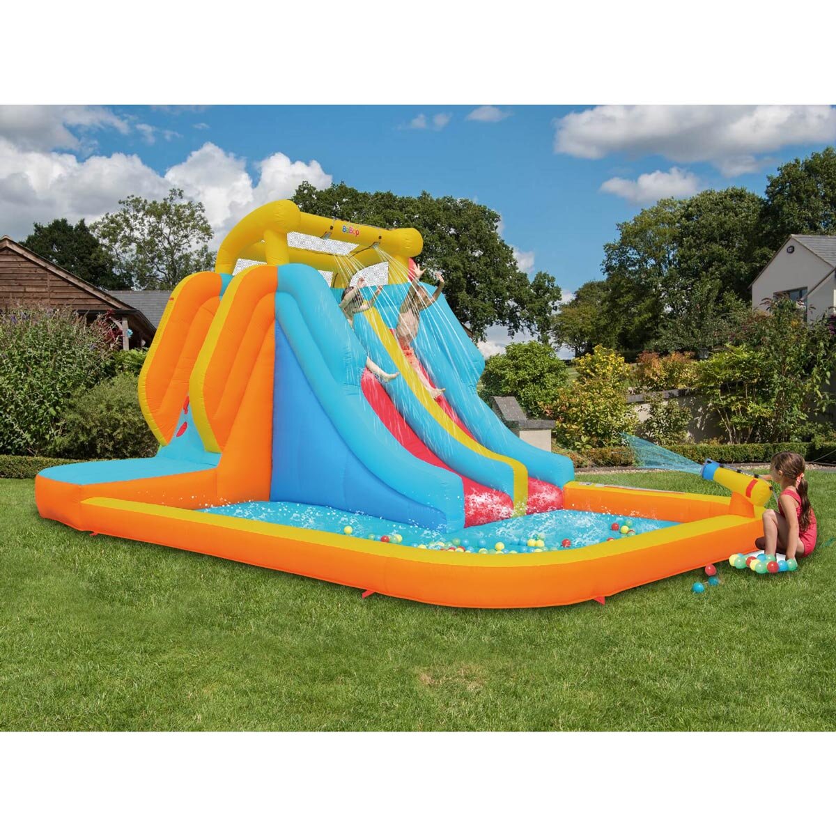 BeBop 13ft 8" Neptune Tower Water Slide (3-10 Years)