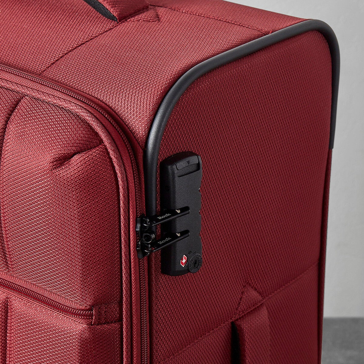 Rock Tokyo Softshell Suitcase 3pc set in Wine Red Rock Tokyo Softshell Suitcase 3pc set in Wine Red