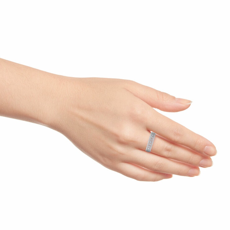 0.60ctw Brilliant Cut Diamond Ring, 18ct White Gold