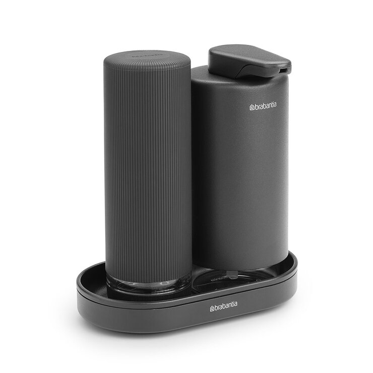 Brabantia 200ml Soap Dispenser Set in Black