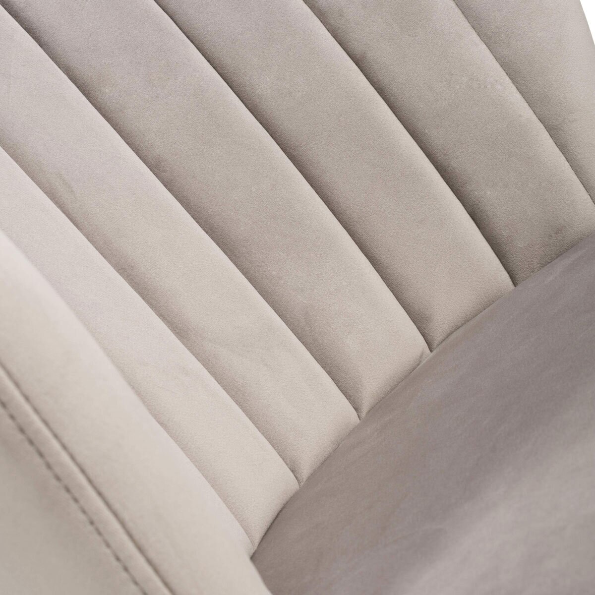 Sigma Mink Brushed Velvet Bar Stool