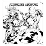 Giant Colouring & Sticker Pad: Marvel
