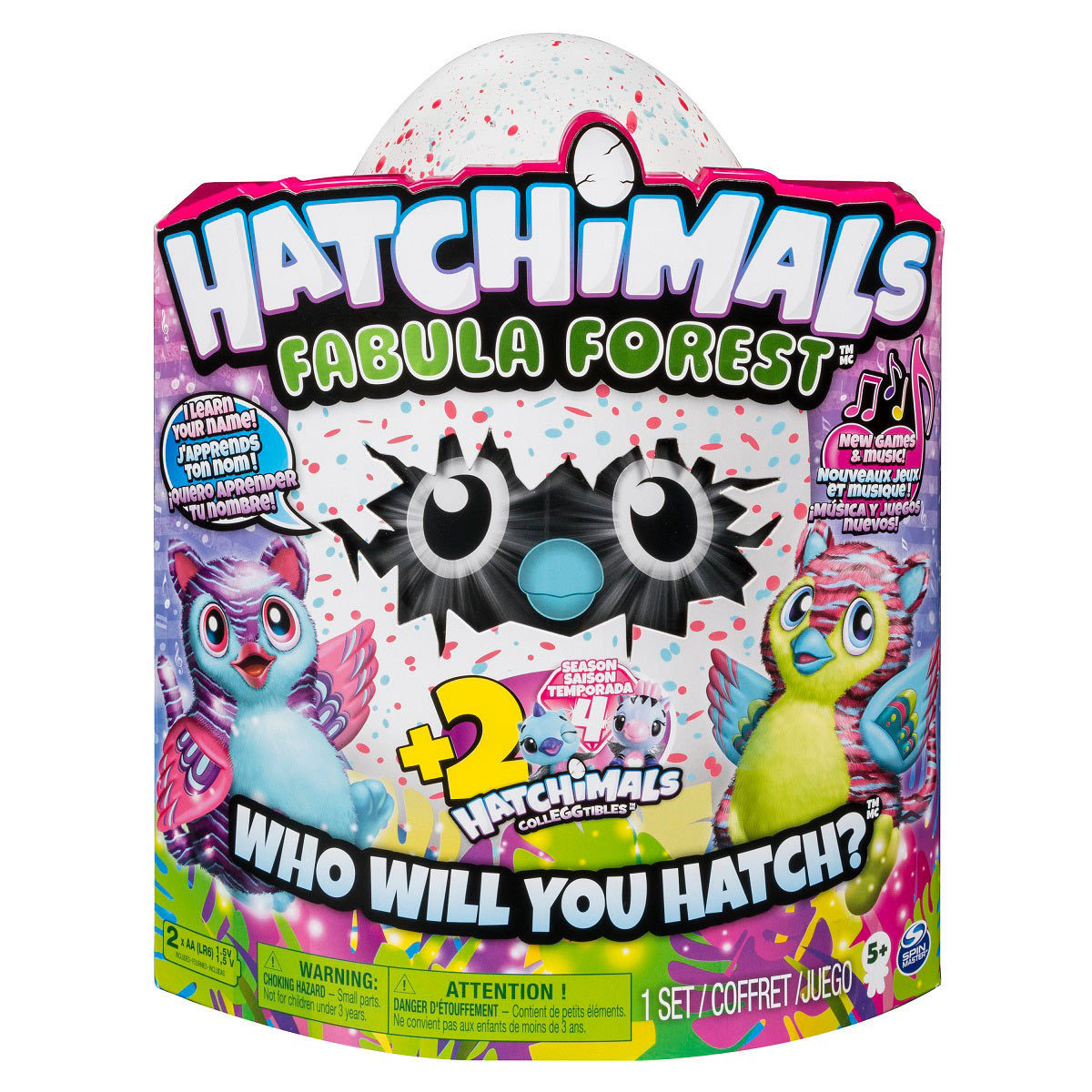 Hatchimals Fabula Forest With Two Bonus Season 4 Colleggtible Figures (5+ Years)
