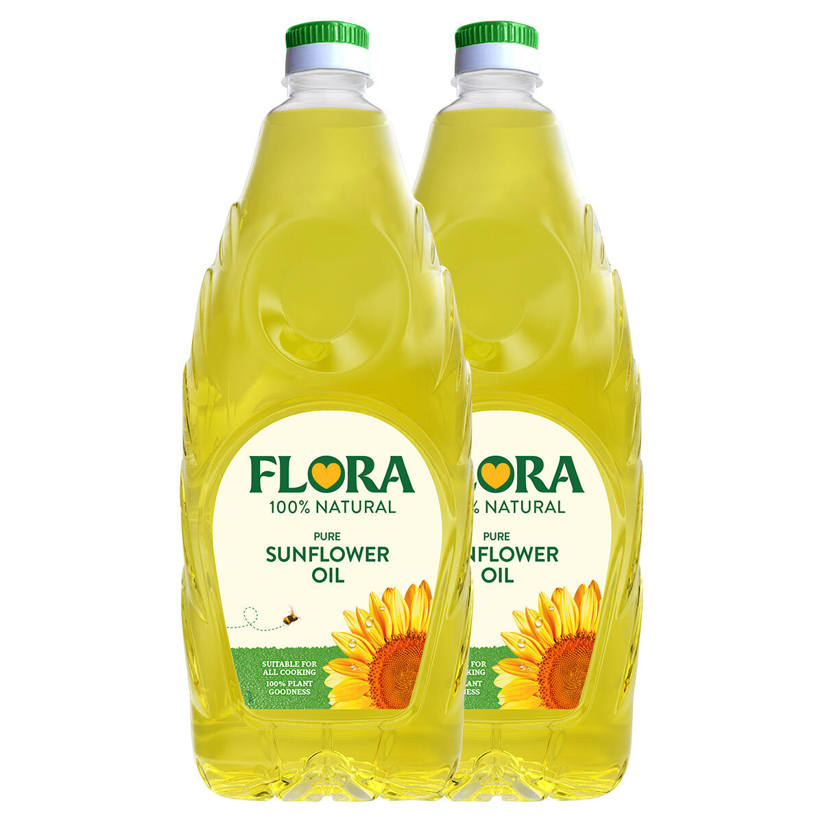 Flora Sunflower Oil, 2 x 2L