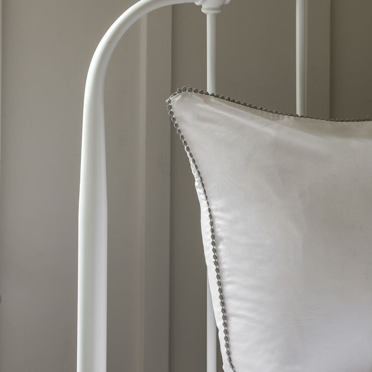 Gallery Loughton Cream Metal Bed Frame, Single