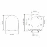 Tavistock Lindo Back To Wall Toilet With Pan And Seat