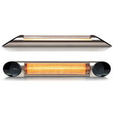 Veito Blade 2000 Carbon infrared heater Silver front and side veiw