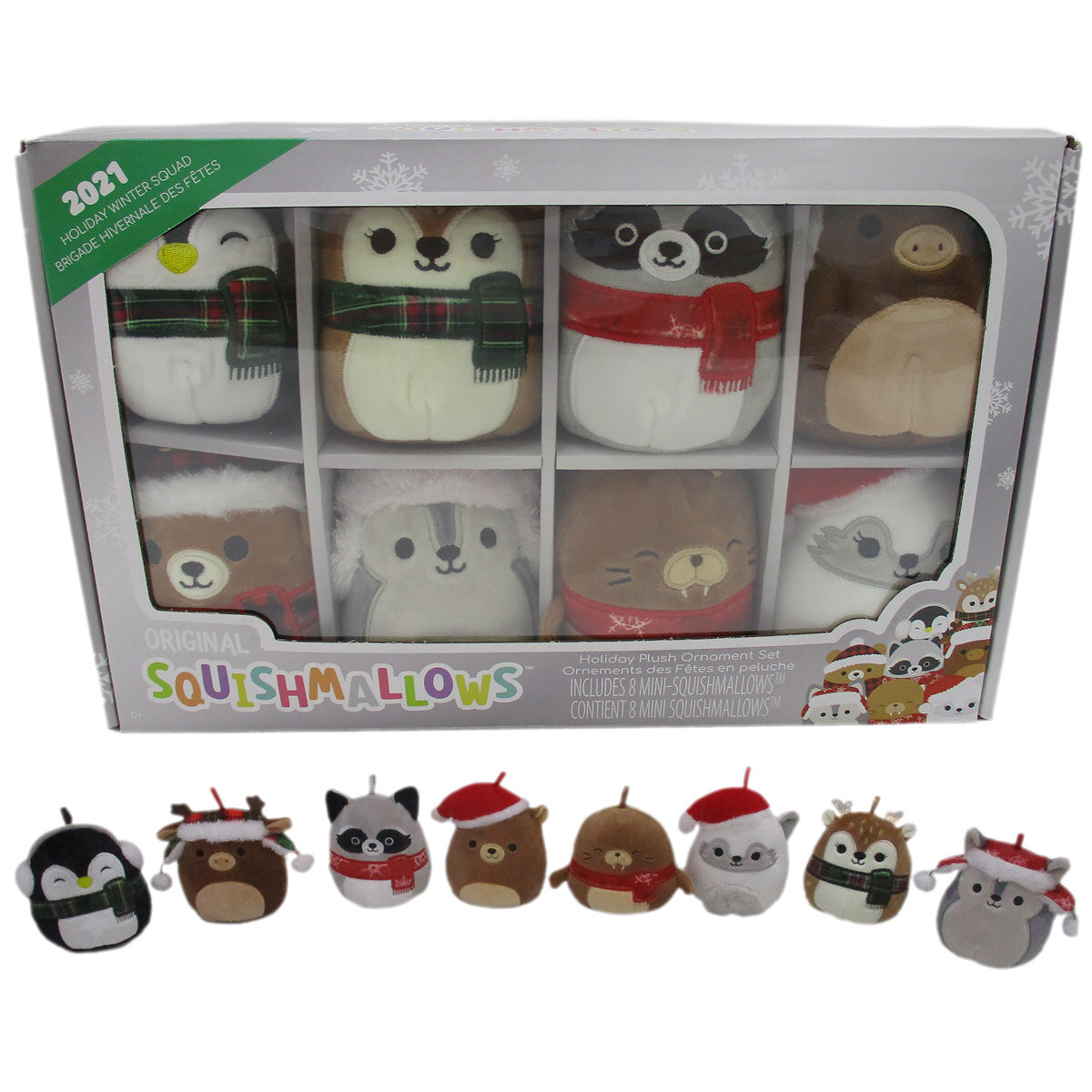 Winter Squad Ornaments 8 Pack 