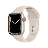 Buy Apple Watch Series 7 GPS + Cellular, 41mm Starlight Aluminium Case with Starlight Sport Band, MKHR3B/A at costco.co.uk