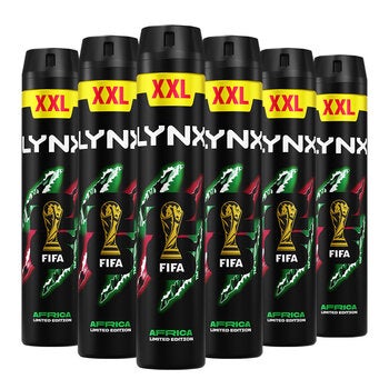 Lynx Africa Bodyspray, 6 x 300ml Lynx Africa Bodyspray, 6 x 300ml
