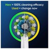 Lifetyle image of used and new brush colour