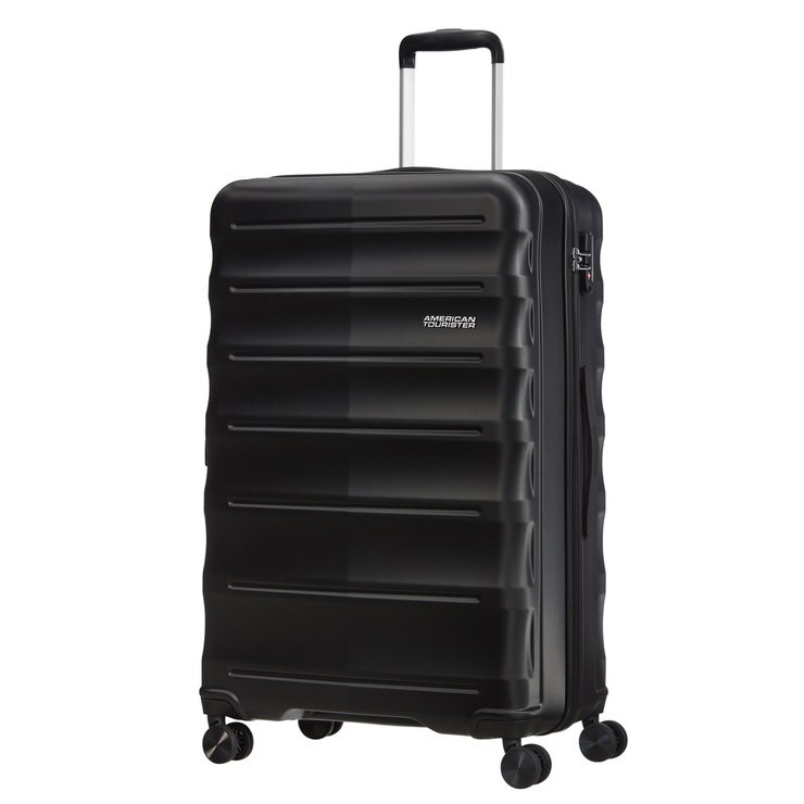 American Tourister Speedlink 3 Piece Hardside Suitcase Set in Black