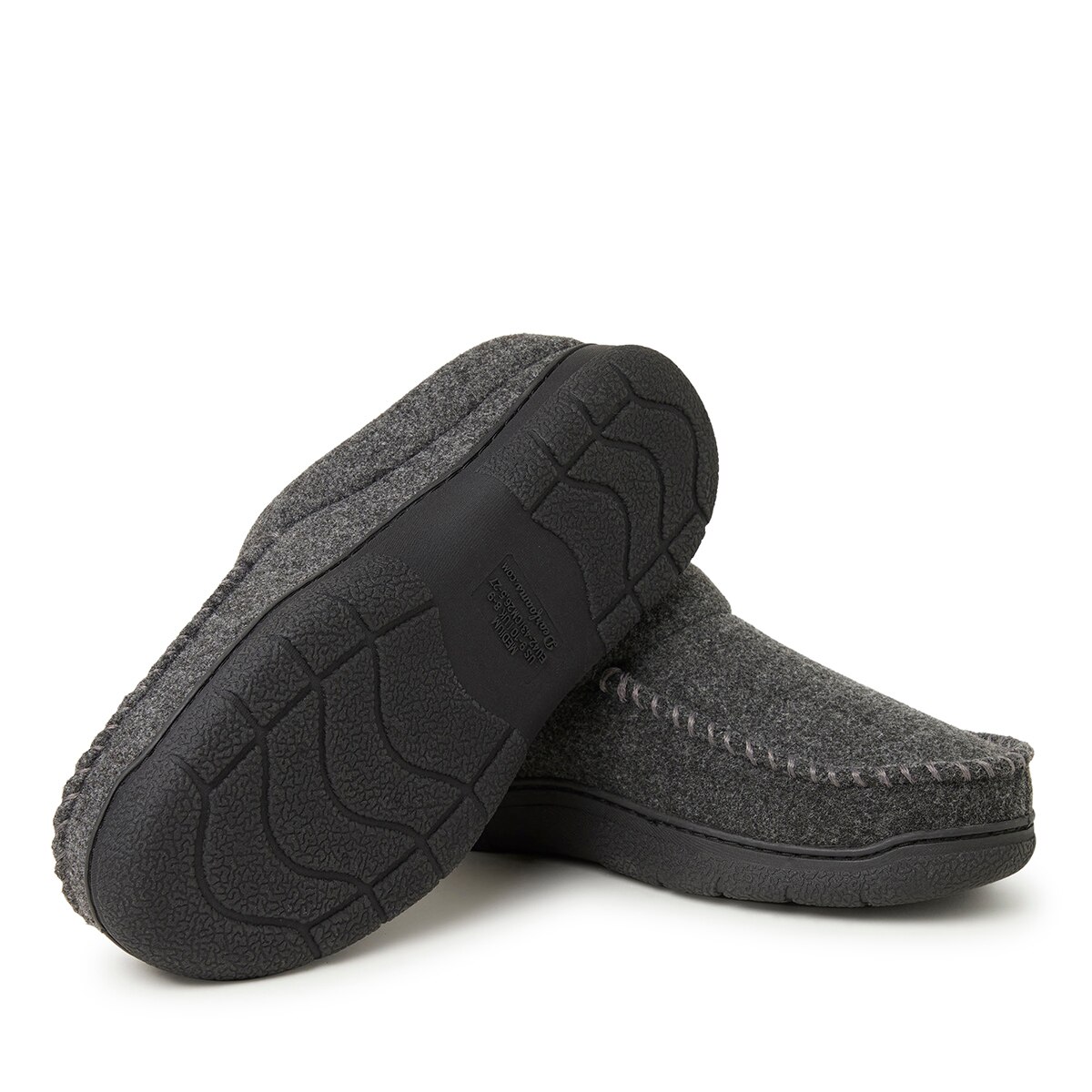 Dearfoam Men's Clog Slippers in Grey Costco UK