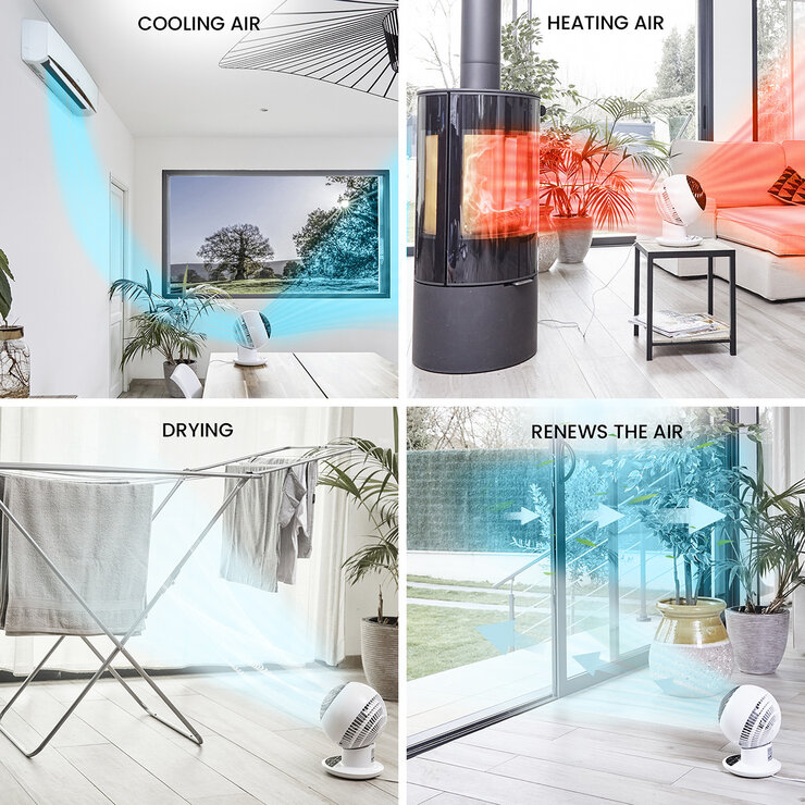 Lifestyle image of Woozoo Desk Fan