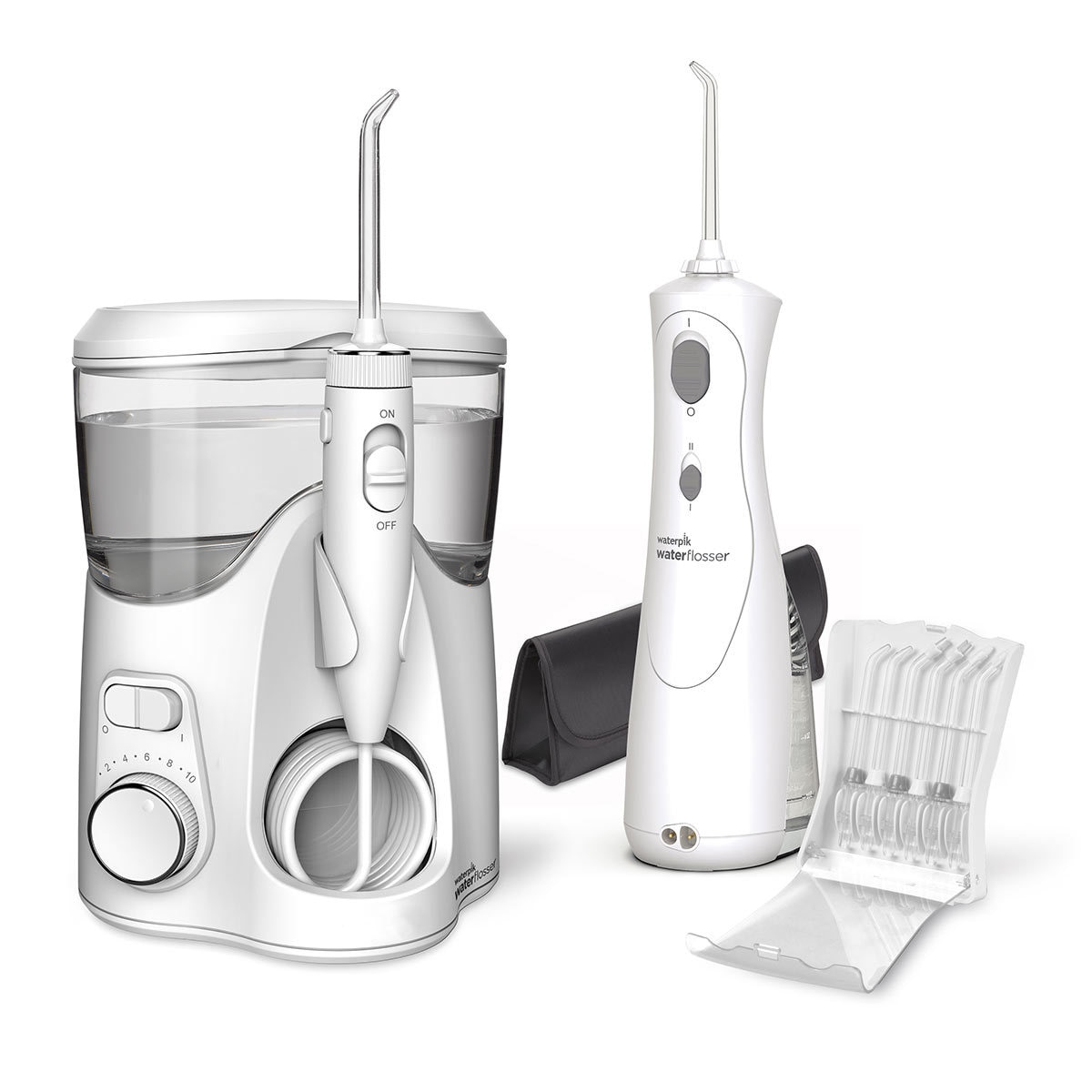 Svag Fælles valg blive forkølet Waterpik Ultra Plus Water Flosser & Cordless Plus Water F...