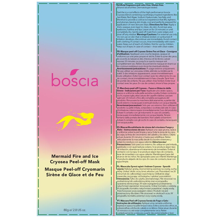 Boscia Mermaid Fire and Ice Cryosea Peel-Off Mask, 80g