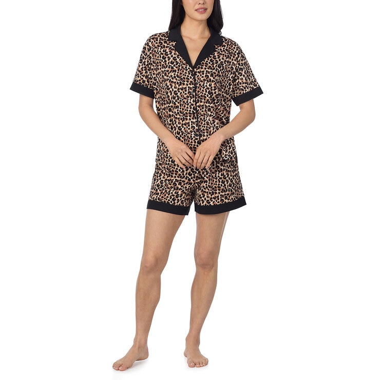 DKNY Ladies Notch Collar 3 Piece PJ Set DKNY Ladies Notch Collar 3 Piece PJ Set