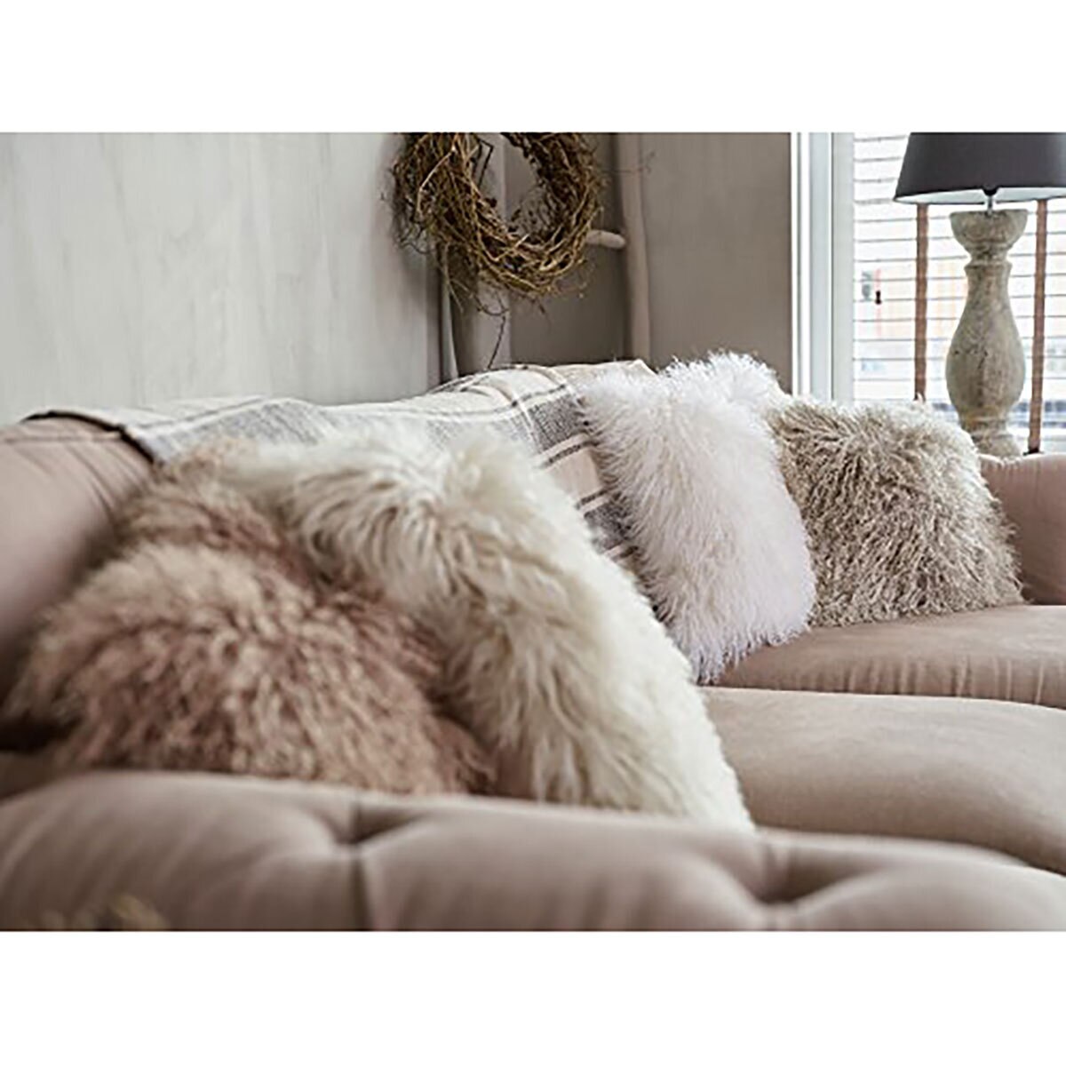 Costco fur pillows best sale