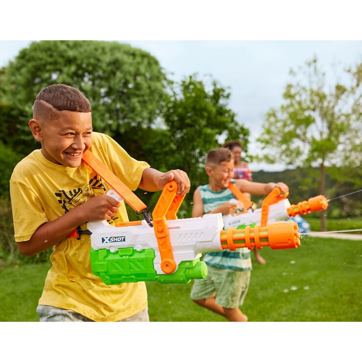 XSHOT Fast-Fill Hydro Cannon Water Blaster with Tropical Party Balloons XSHOT Fast-Fill Hydro Cannon Water Blaster with Tropical Party Balloons